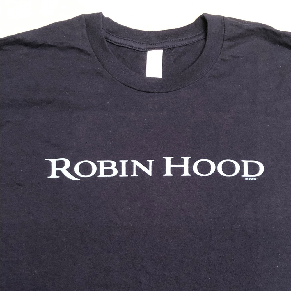 Robin Hood 2010 Movie Promo Men’s XL Navy/Blue Russel Crowe Cate Blanchett #1259